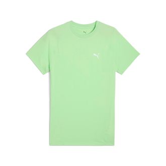 Puma T-Shirt PUMA EVOSTRIPE TEE, Herren, Gr. XXL, spring fern, Jersey, Obermaterial: 65% Polyester, 35% Viskose, unifarben, slim fit normal, Rundhals, Shir