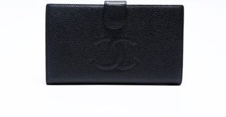 Chanel Black Long Wallet (Bi-Fold) (Pre-Owned)
