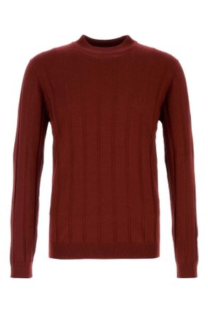 Brunello Cucinelli Brunello Cucinelli Tiziano Red Cashmere Blend Sweater