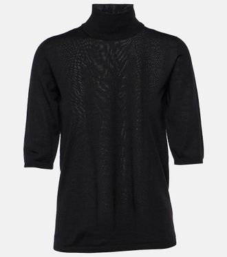 Max Mara Ciriaco virgin wool turtleneck top