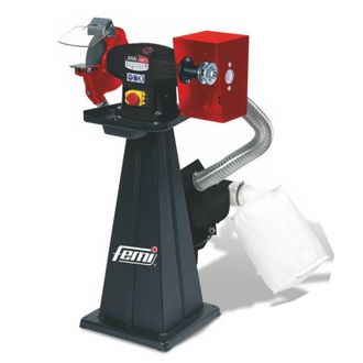 Femi Amoladora Combinada Femi 197 - 850 W Trif&aacute;sica - &Oslash; 200x25x20 Mm - Sin Muela Ni Cepillo - 8005231