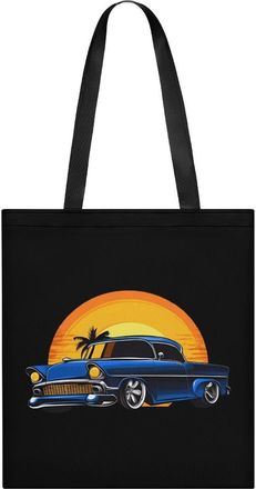 Generic Classic Muscle Car Womens Tote Casual Shopping Bag Lightweight Shoulder Bags Hobos Handbag for Work Travel Daily 35x40cm