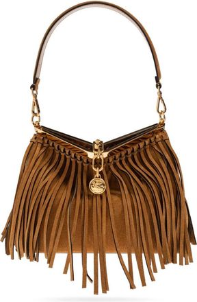 Etro Vela Medium Handtas - Dames - Schoudertassen - Bruin - ONE Size - Leer - Tassen