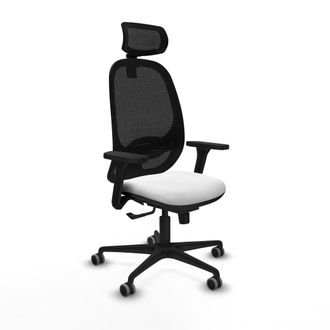 Piqueras y Crespo Silla De Oficina Piqueras Y Crespo Cilanco Negro Malla Ajustable