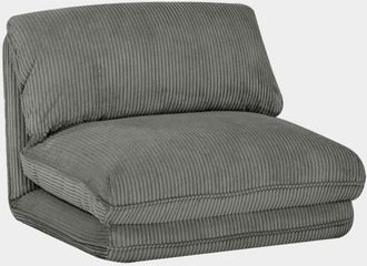 Sweeek Sweeek - Poltrona convertibile velluto a coste grosse coste 1 posto