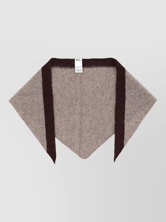 Margaret Howell rectangular two tone soft texture scarf