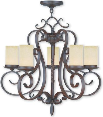 Livex Lighting Livex Millburn Manor 5-Light Imperial Bronze Chandelier