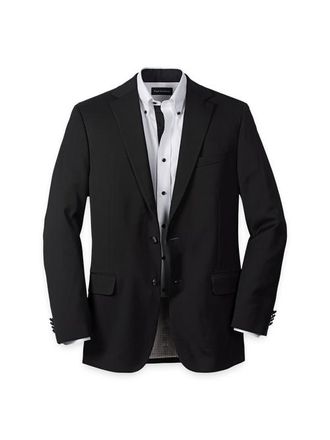 Paul Fredrick Travel Blazer in Black at Nordstrom, Size 42S