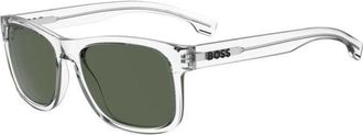 BOSS Boss 1568/S 900/QT Mens Sunglasses Clear Size 55