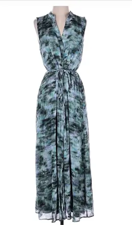 Bella Dahl Garden Maxi Dress In Garden Camo