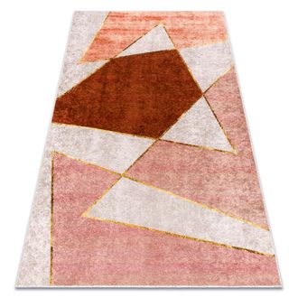 RugsX Rugsx - Alfombra Lavable Miro 52097.802 Geom&eacute;trico Antideslizante - Rosado Pink 120x170 Cm