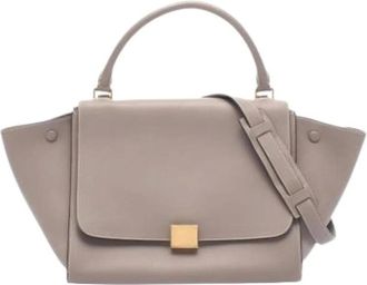 Celine Pre-owned Handbags, female, Beige, Size: ONE SIZE Pre-owned Vintage Handbag