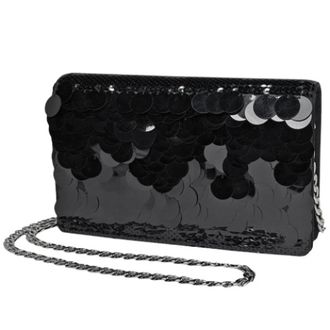 Prada Pre-owned Clutches, female, Black, Size: ONE SIZE Pre-owned Satin Shoulder Bag