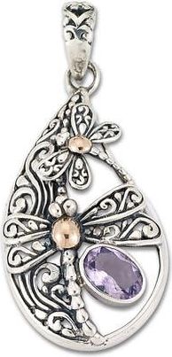 Samuel B. Dragonfly Pendant in Purple at Nordstrom Rack