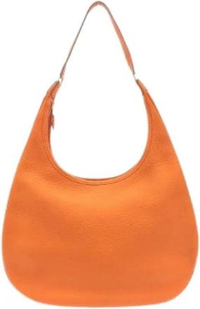 Herm&egrave;s Pre-owned Gao Togo Shoulder Bag - Dames - Vintage Schoudertas - Oranje - ONE Size - Leer - Vintage