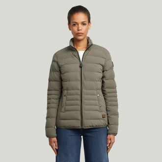 G-Star Steppjacke G-STAR Foundation Padded Short Jacket, Damen, Gr. XS (34), turf, Web, Obermaterial: 100% Polyester, unifarben, eingefasste Kante, Jacken St