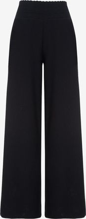 Molli Weite Strick-Bundfaltenhose Lauren2