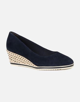 Tamaris Tamaris Womens Peony Womens Wedge Espadrilles - Navy - Size: 5