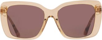 Burberry Brown Butterfly Ladies Sunglasses BE4456F 416773 54