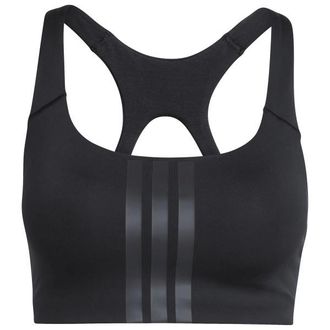 adidas Optime 3-Stripes MS Bra Sport-BH f&uuml;r Damen | schwarz