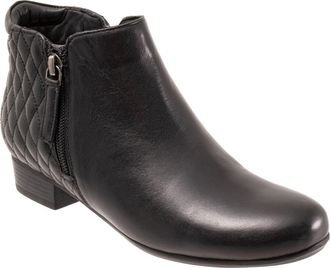 Trotters Major Bootie in Black Quilted at Nordstrom, Size 7.5