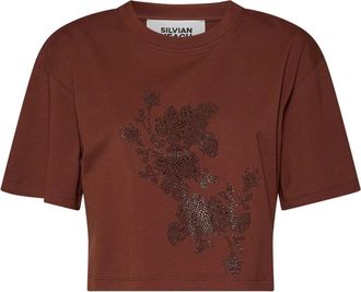 Silvian Heach Donna, Top, Marrone, L, new