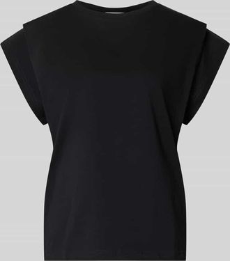 BA&SH T-Shirt mit Drapierungen Modell PIO in Black, Gr&ouml;&szlig;e M