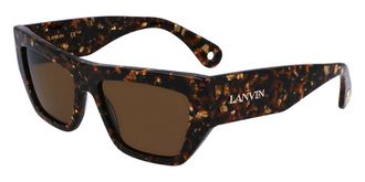 Lanvin LNV652S 239 Womens Sunglasses Tortoiseshell Size 55