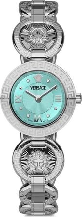 Versace Greca 28mm - women - stainless steel - One Size - Blue