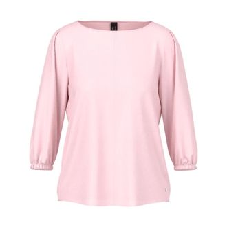 Marc Cain Overhemden, Dames, Roze, L, Regular Fit Zijden Blouse