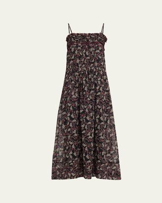 Isabel Marant Demy Floral Cotton Slipdress
