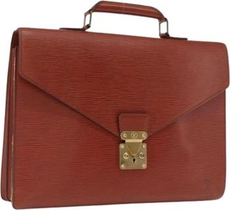 Louis Vuitton Pre-owned Handbags, female, Brown, Size: ONE SIZE Pre-owned Briefcase