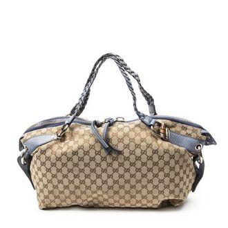 Gucci Large Bamboo Bar Boston schoudertas