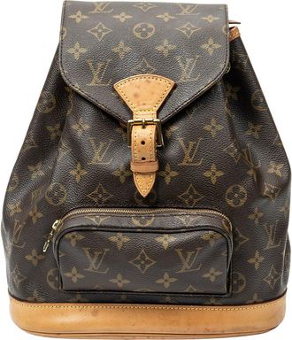 Louis Vuitton Brown Monogram Canvas Montsouris (Authentic Pre-Loved)