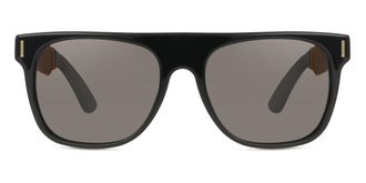 Retro Superfuture FLAT TOP FRANCIS BLACK LAM Mens Sunglasses Black Size 55