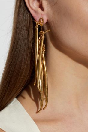 Jacquemus Brass Earrings, Womens, Gold
