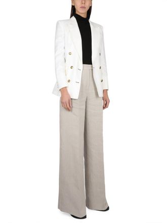 Max Mara Womens True Jacket - White Linen - Size EU 44 (Womens)