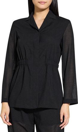 Theory Cinch Waist Wool-Blend Jacket