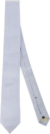 Errico Formicola Cravatta con motivo geometrico - Blu