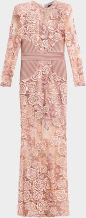 Zhivago The Beginning Floral Lace Gown