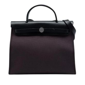 Herm&egrave;s Pre-owned Herbag Zip 31 - Dames - Pre-owned - Paars - Maat: ONE Size Leer