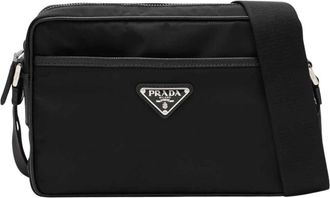Prada Borsa A Tracolla - Heren - Schoudertassen - Zwart - ONE Size - Tassen
