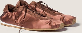 Miu Miu Plume satin sneakers