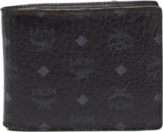 MCM Pre-owned Coated canvas wallets - Dames - Vintage Accessoires - Zwart - ONE Size - Vintage