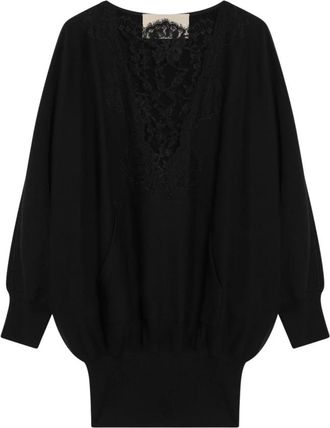 Valentino Garavani Truien - Dames - Sweatshirts - Zwart - XS - Katoen - Hoodies & sweatvesten