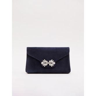 Phase Eight Sparkle Clutch Bag in Navy at Nordstrom