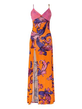 Versace Jeans Couture floral-print dress - Pink