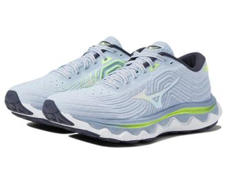 Mizuno Womens Mizuno Wave Horizon 6 J1GD22601 Heather White Road Running Shoes DWA3295