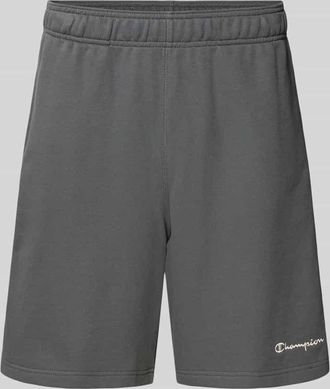 Champion Shorts mit elastischem Bund und Label-Stitching in Anthrazit, Gr&ouml;&szlig;e XXL
