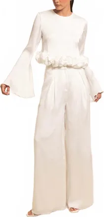 Azulu Minka Pant In Ivory